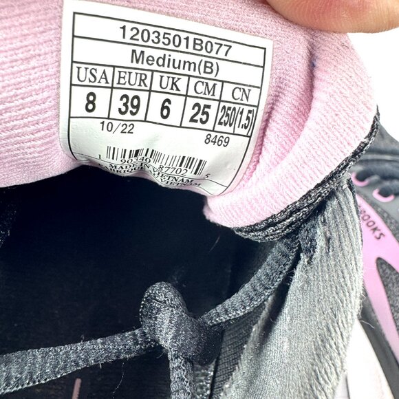 Brooks Transcend 8 Running Shoes Women’s Size 8 Black Pink Mesh Stability - Picture 7 of 7